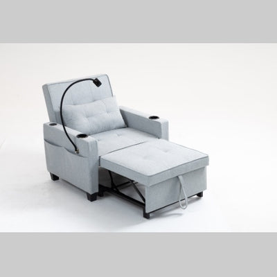 Futon Chair Bed Convertible Chair 3-in-1 Pull Out Sleeper Chair Beds