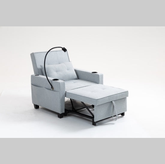 Futon Chair Bed Convertible Chair 3-in-1 Pull Out Sleeper Chair Beds
