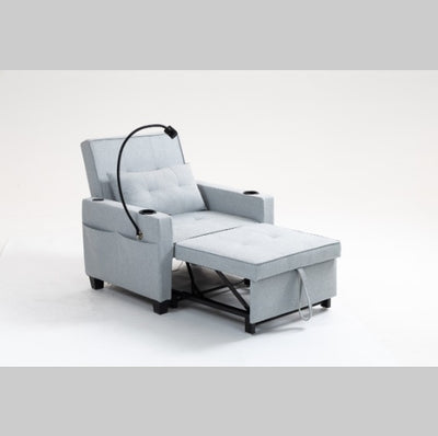 Futon Chair Bed Convertible Chair 3-in-1 Pull Out Sleeper Chair Beds