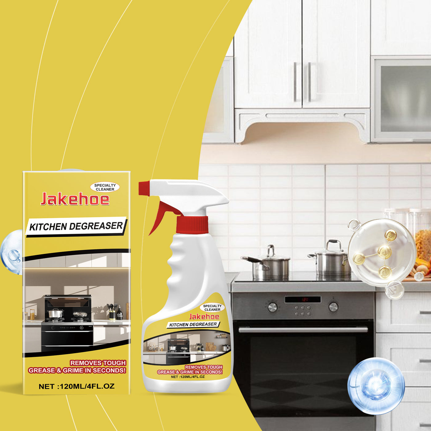 Kitchen Cleaner Deoiling Descaling Cleaner